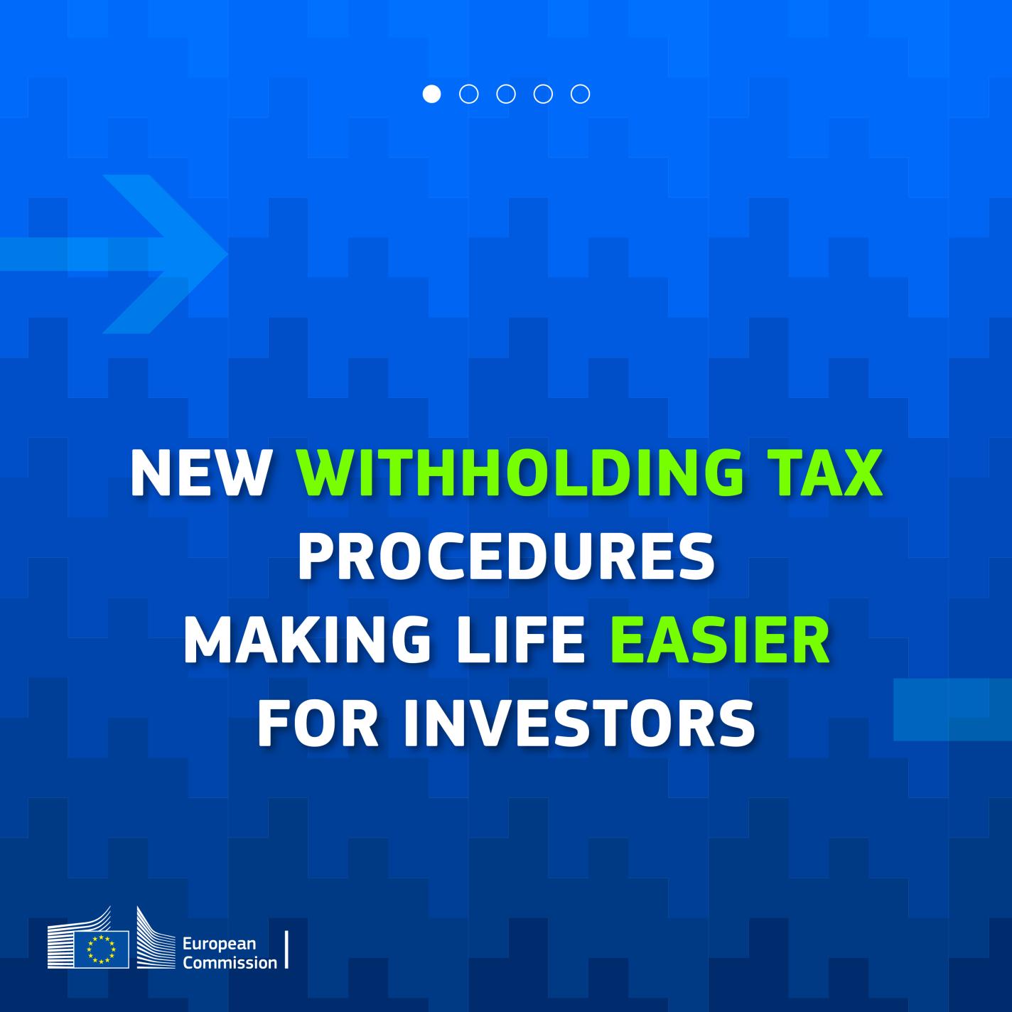 Better Withholding Tax Procedures Will Boost Cross-border Investment ...